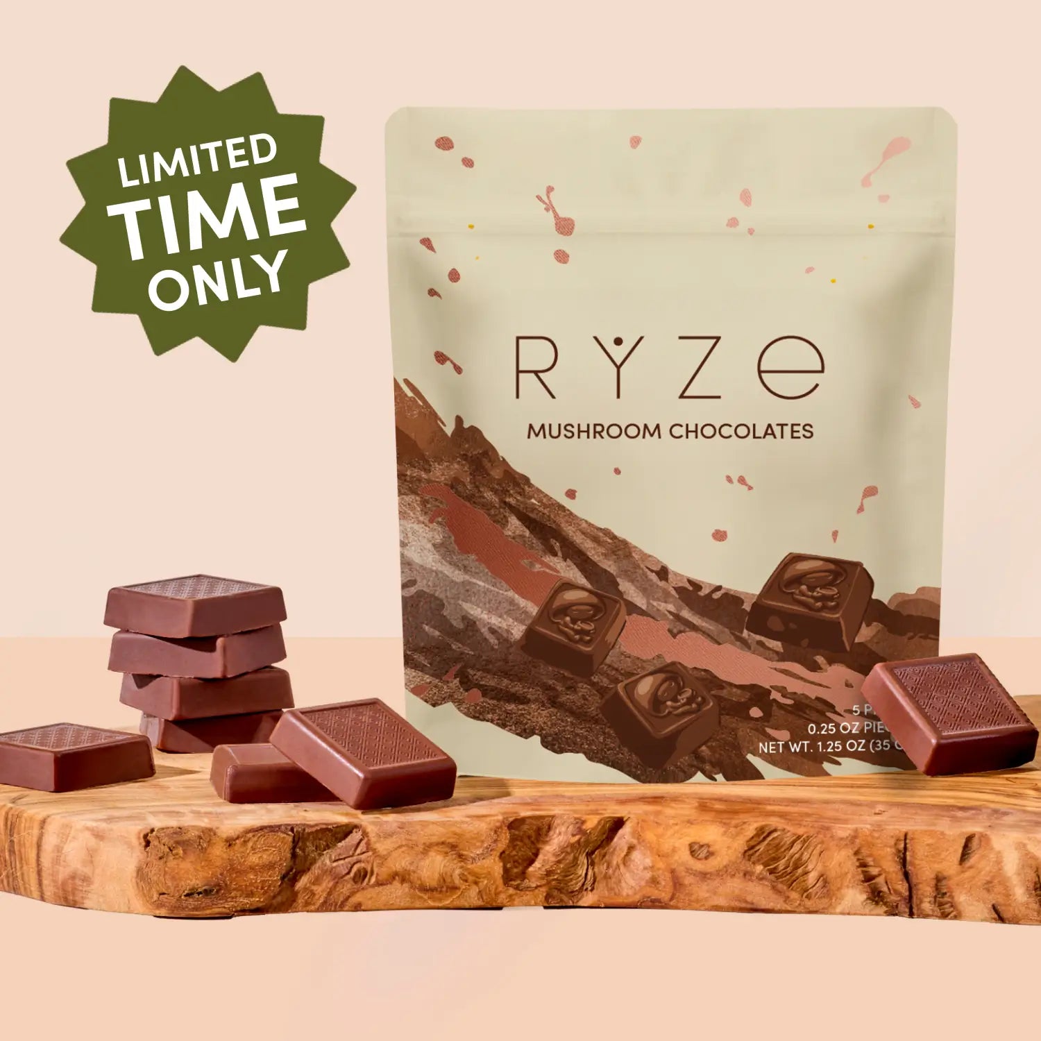 Mushroom Chocolates Rye (15 pieces) L4