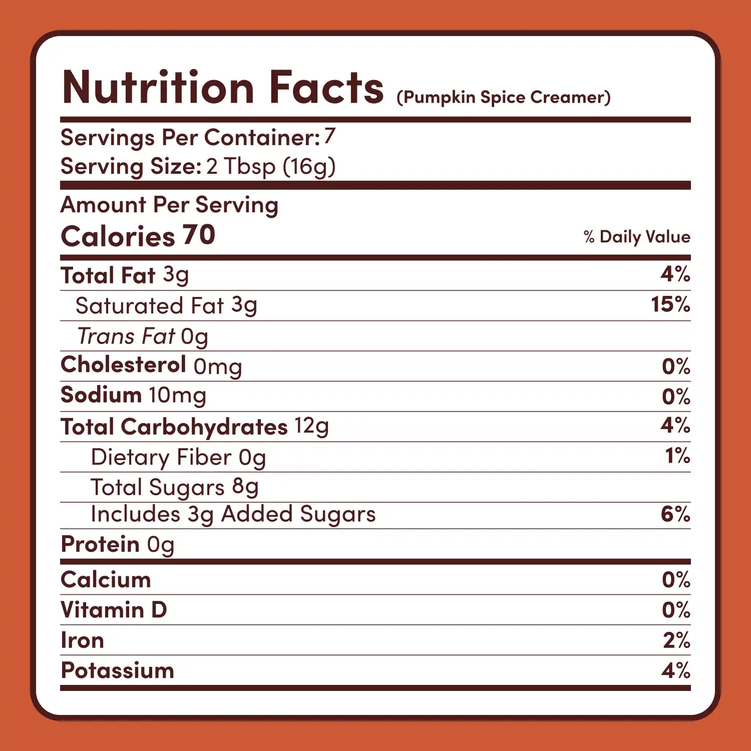 Pumpkin Spice Superfood Creamer Add-On (SPECIAL PRICING) Z7