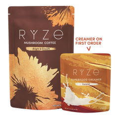 Mushroom Coffee + Caramel Creamer Set H7