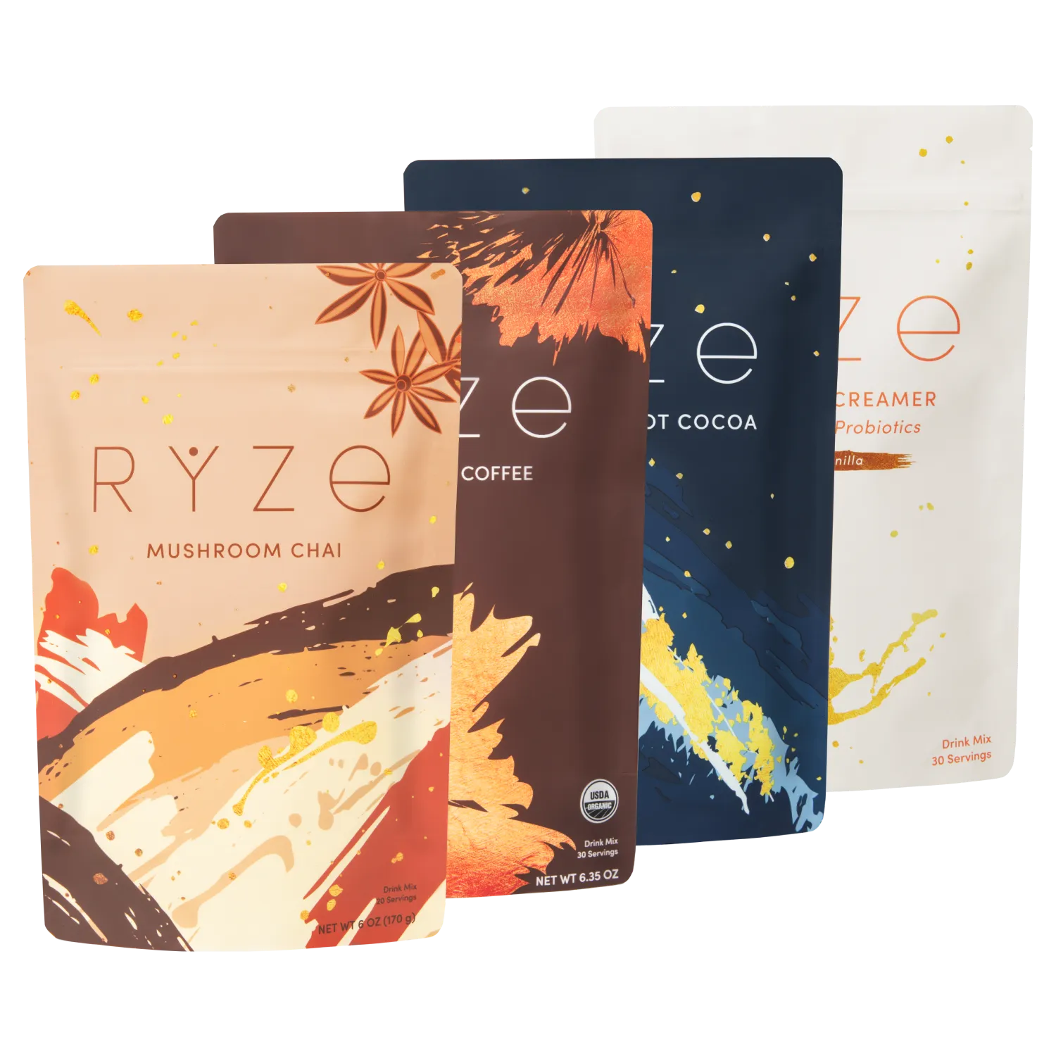 Ultimate Elevate + Unwind Bundle: Chai + Coffee + Cocoa A1