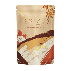 RYZE Mushroom Chai — Organic Instant Chai with Reishi & Organic Black Tea, 20 Servings R0