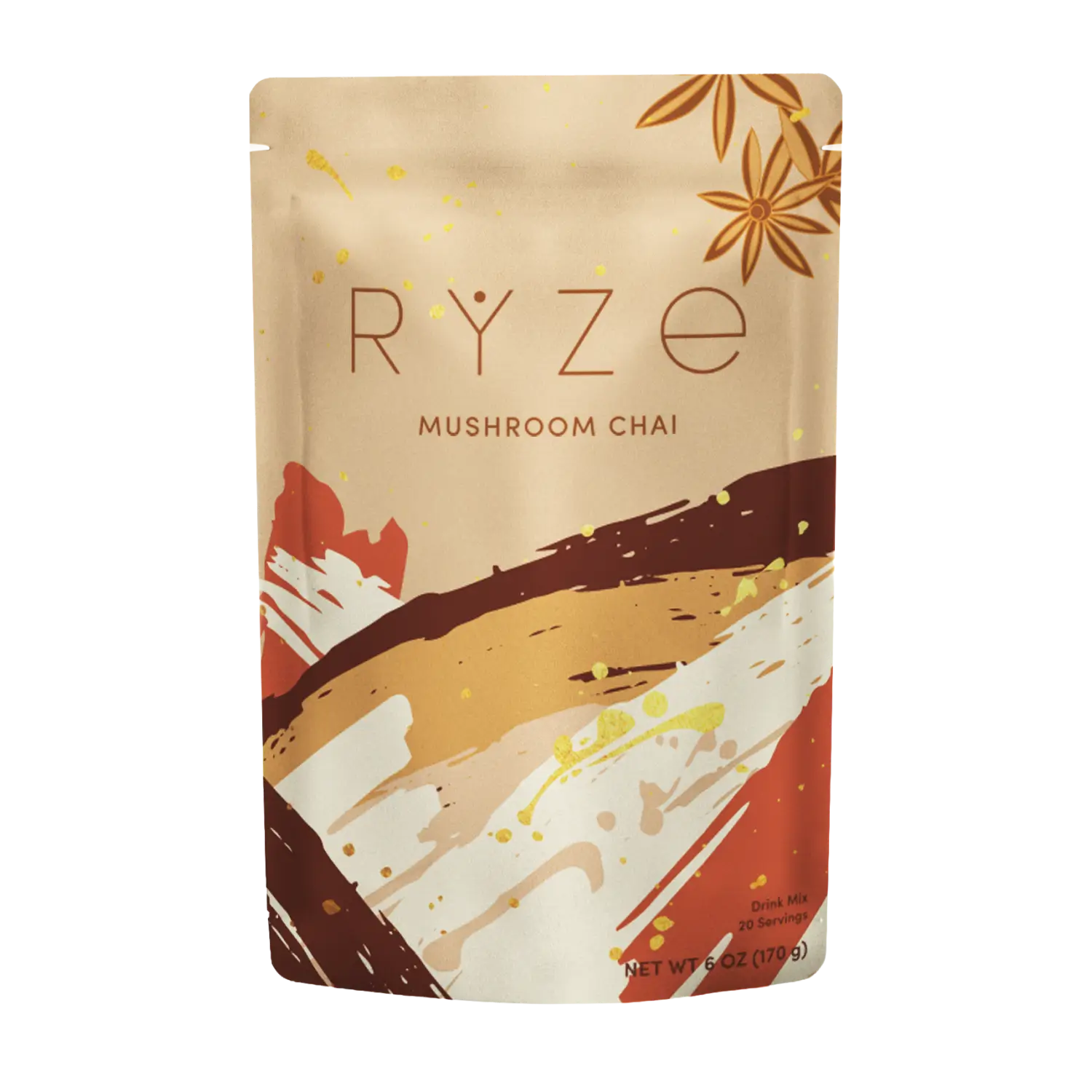 RYZE Mushroom Chai — Organic Instant Chai with Reishi & Organic Black Tea, 20 Servings P5