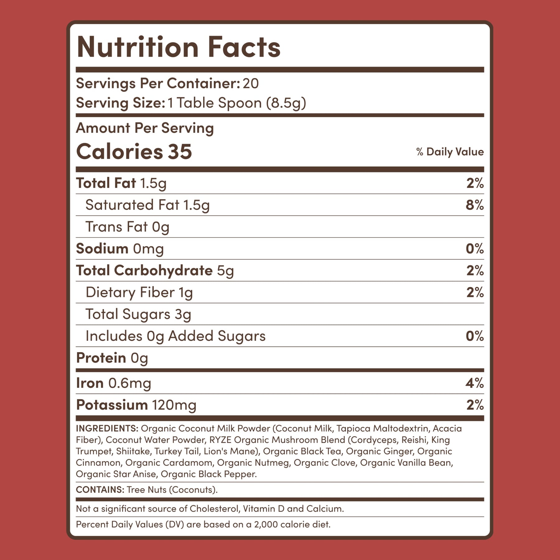 Mushroom Chai (20 Servings) O8