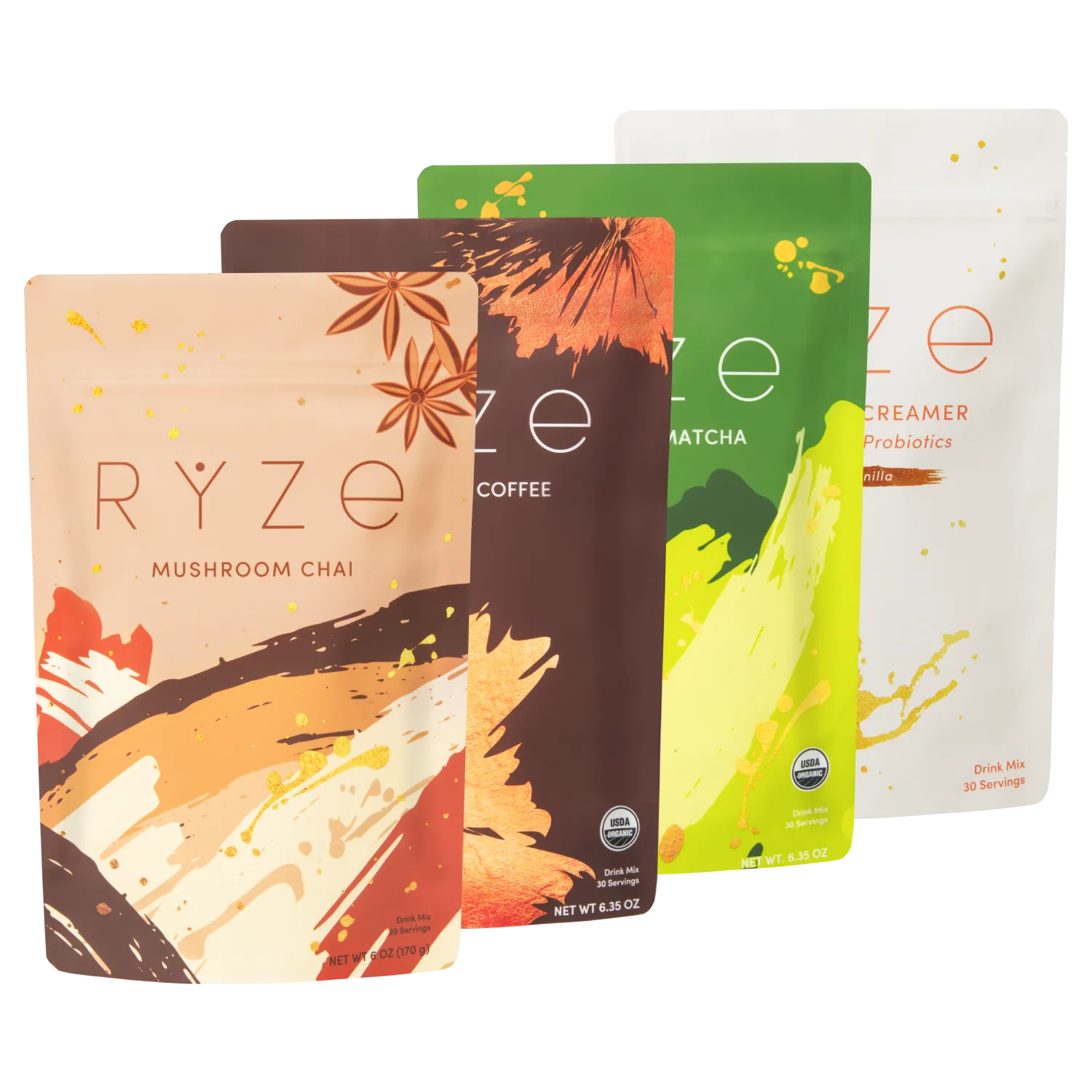 Ultimate Pick-Me-Up Bundle: Chai + Coffee + Matcha K4