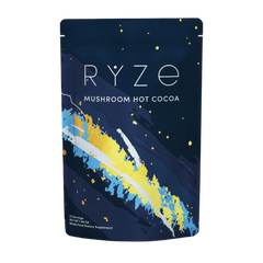 RYZE Mushroom Hot Cocoa — Organic Instant Cocoa with L-Theanine & Melatonin, 20 Servings W5