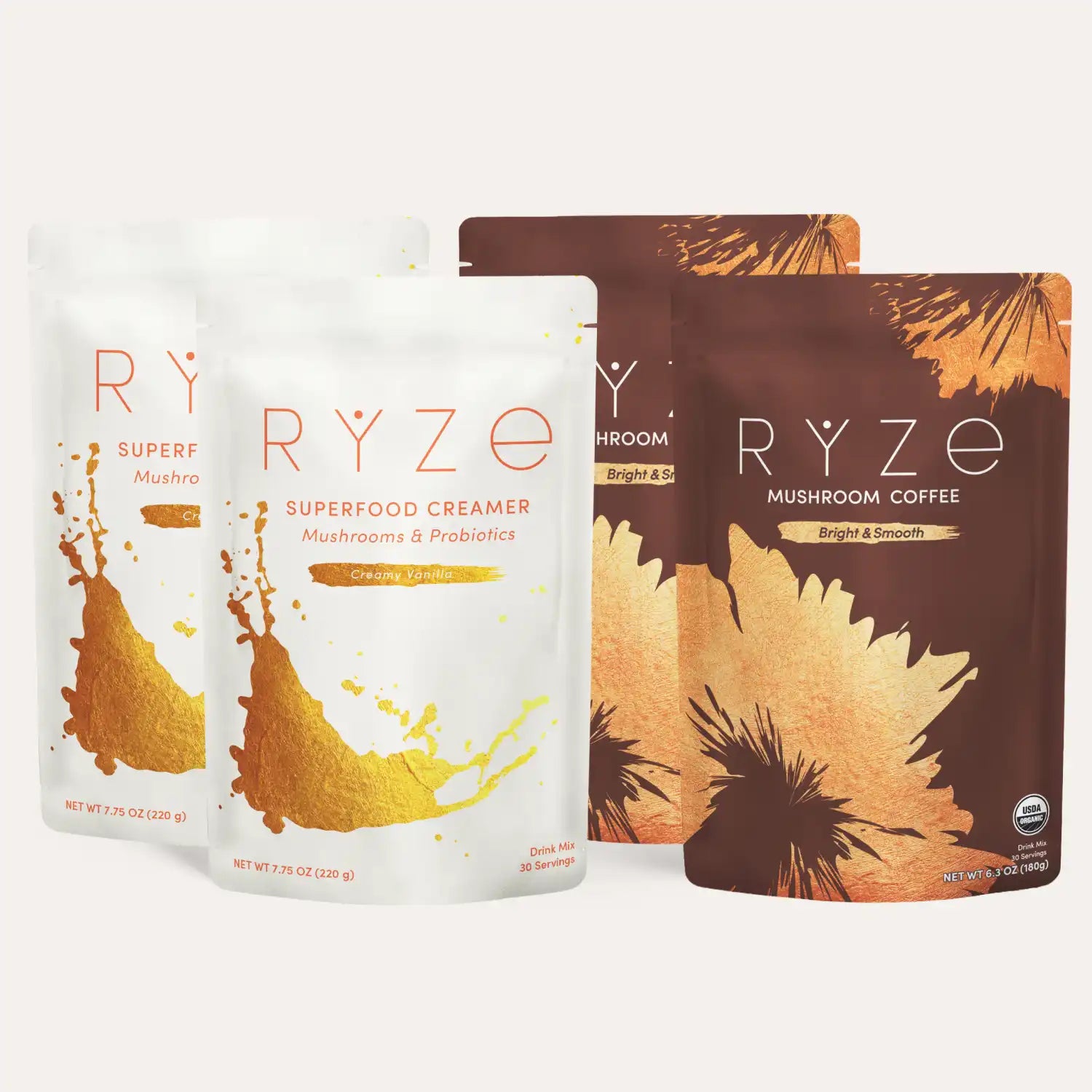 RYZE Lovers Gift Set (2 Coffees + 2 Creamers) Y5