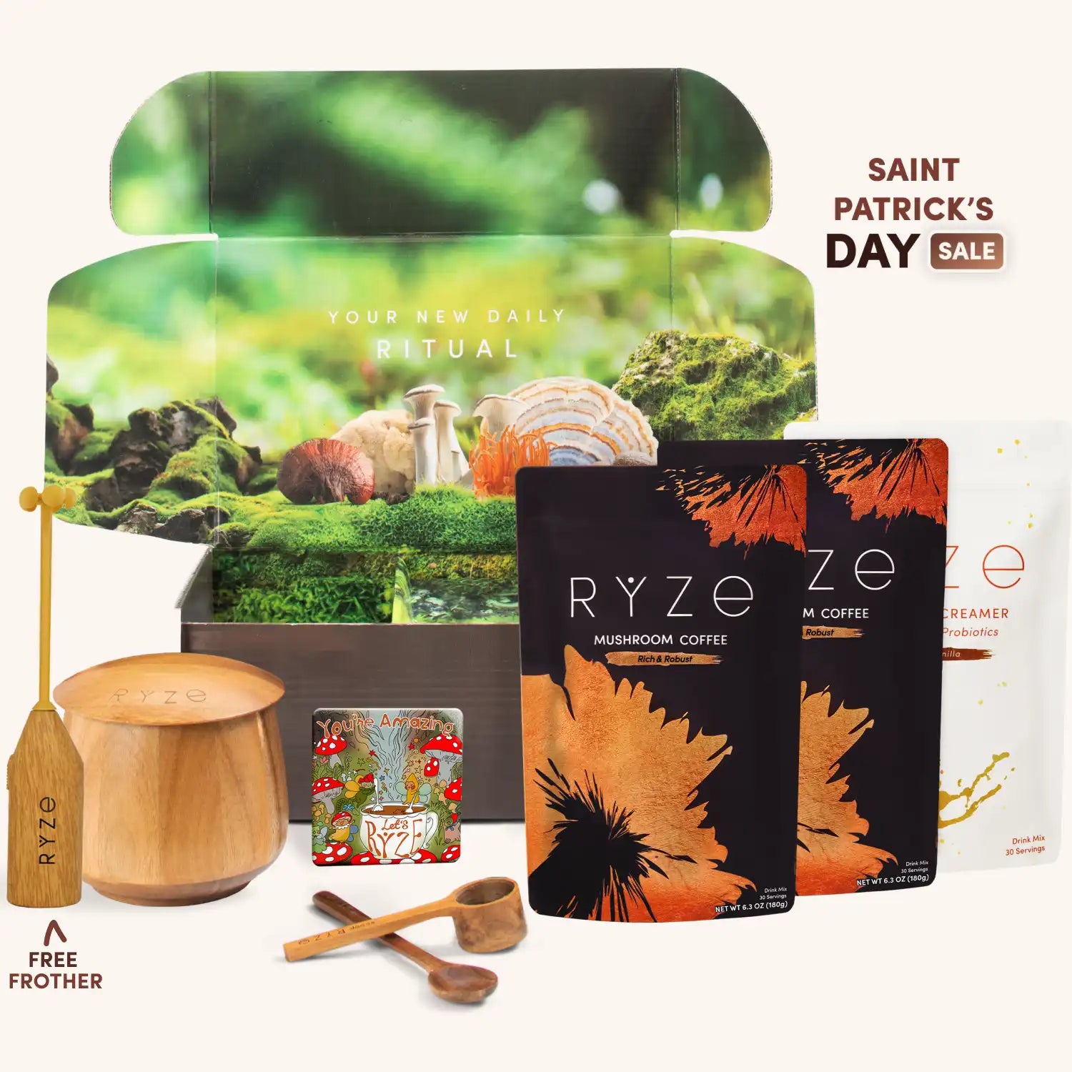 Mushroom Coffee Ritual Set B6