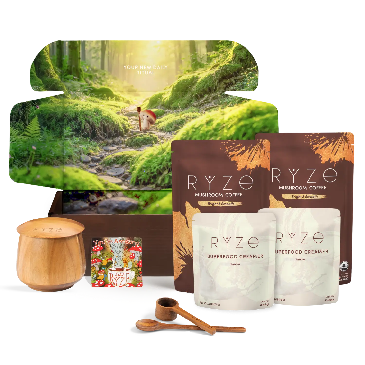 Mushroom Coffee Ritual Set (6 Month Plan) T2