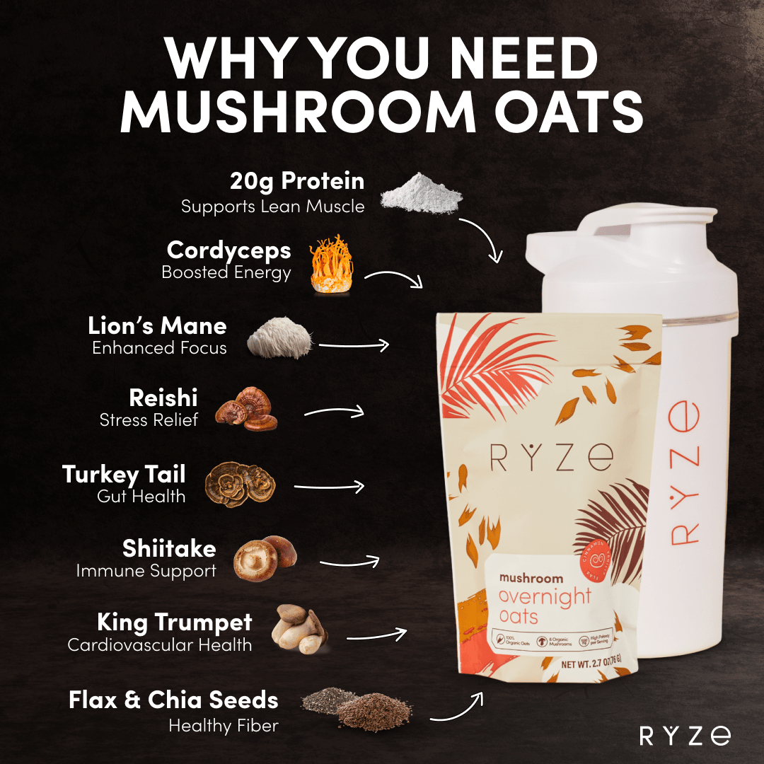 Mushroom Overnight Oats Pack (14 Servings) S0