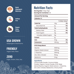 RYZE Hot Cocoa - with 6 Sleep Superfoods to Help Fall Asleep and Stay Asleep T7