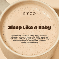 RYZE Hot Cocoa - with 6 Sleep Superfoods to Help Fall Asleep and Stay Asleep T7