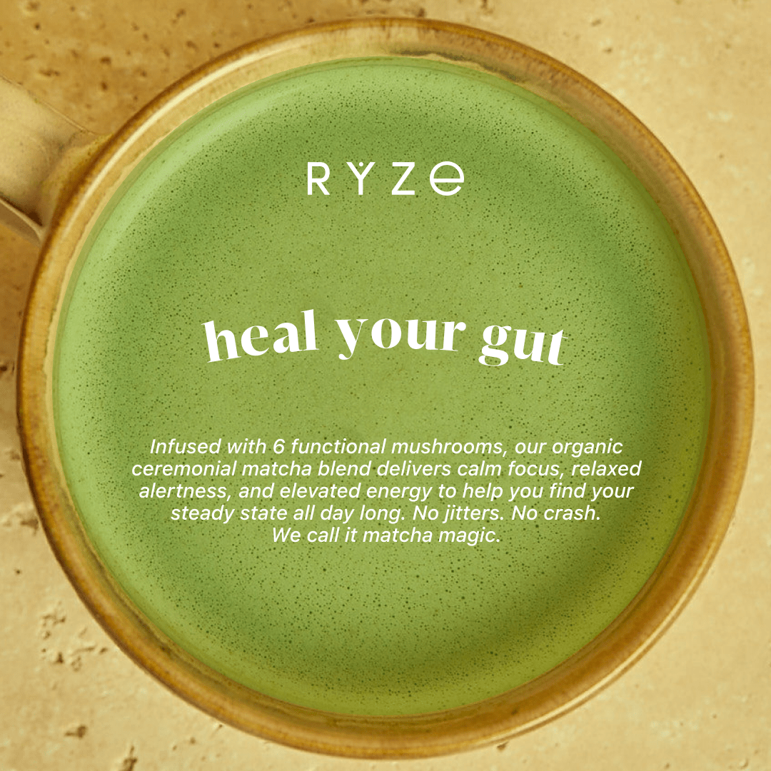 RYZE Mushroom Matcha - with 6 Organic Adaptogenic Mushrooms Grown In USA and Ceremonial-Grade Japanese Matcha P7