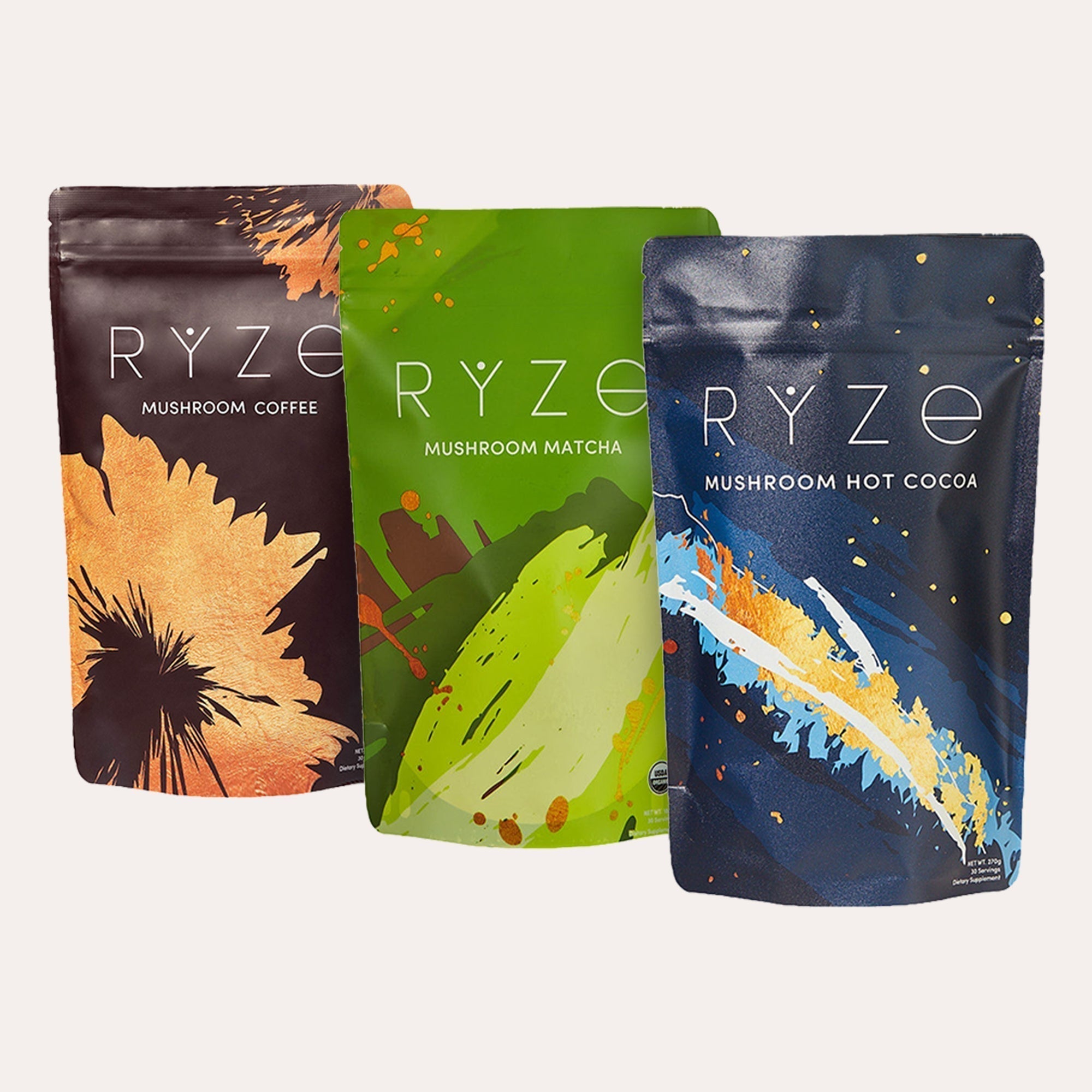 RYZE Mushroom Matcha - with 6 Organic Adaptogenic Mushrooms Grown In USA and Ceremonial-Grade Japanese Matcha P7