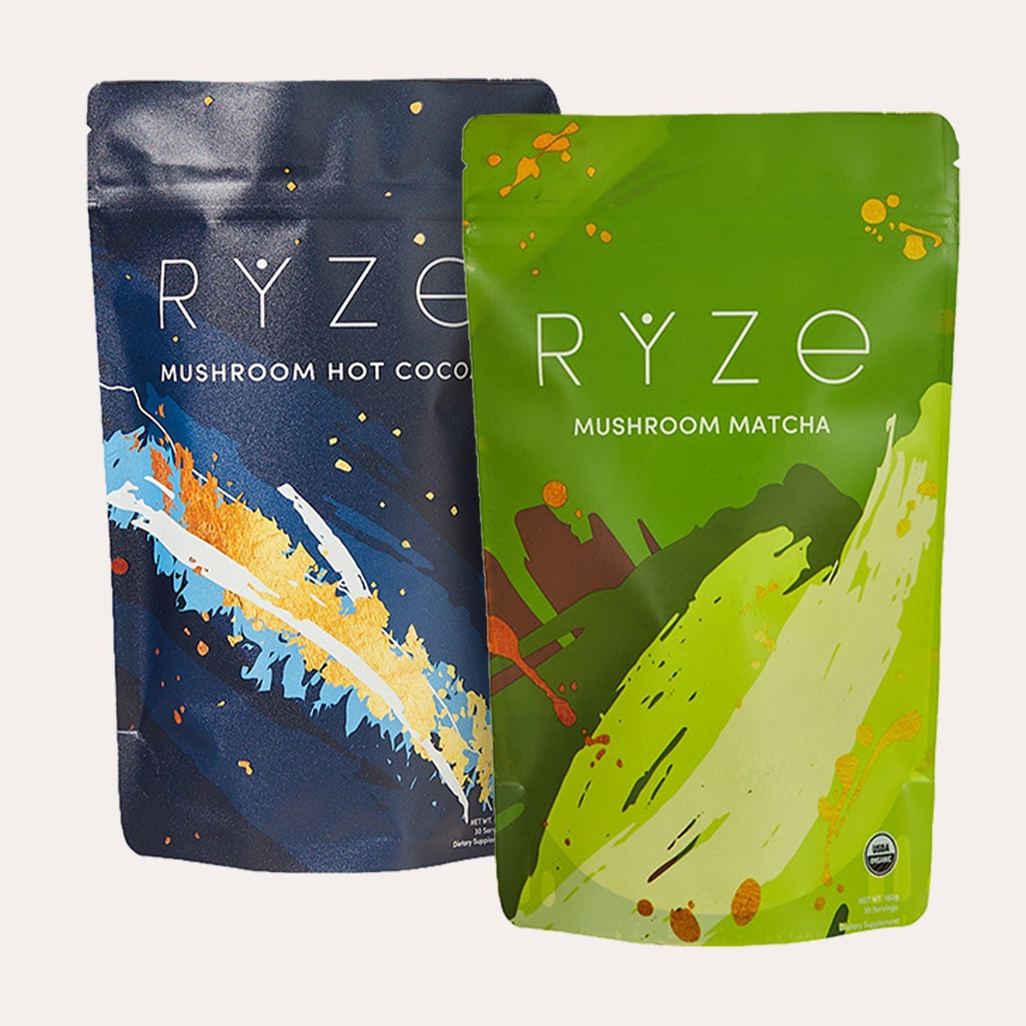 RYZE Mushroom Matcha - with 6 Organic Adaptogenic Mushrooms Grown In USA and Ceremonial-Grade Japanese Matcha P7