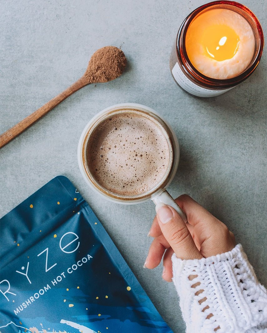 Try our Mushroom Hot Cocoa 50% OFF! S6